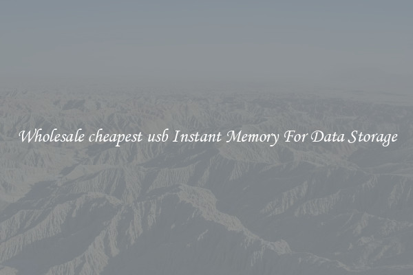 Wholesale cheapest usb Instant Memory For Data Storage