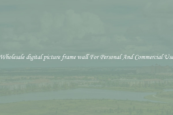 Wholesale digital picture frame wall For Personal And Commercial Use