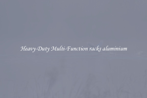 Heavy-Duty Multi-Function racks aluminium
