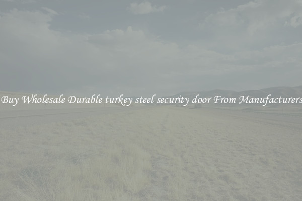 Buy Wholesale Durable turkey steel security door From Manufacturers