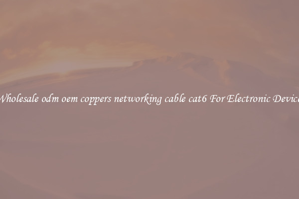 Wholesale odm oem coppers networking cable cat6 For Electronic Devices