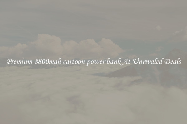 Premium 8800mah cartoon power bank At Unrivaled Deals