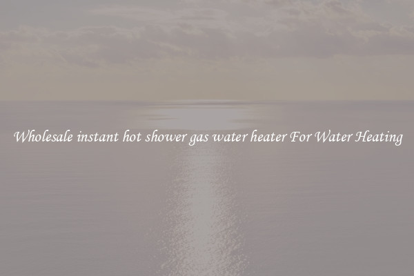 Wholesale instant hot shower gas water heater For Water Heating