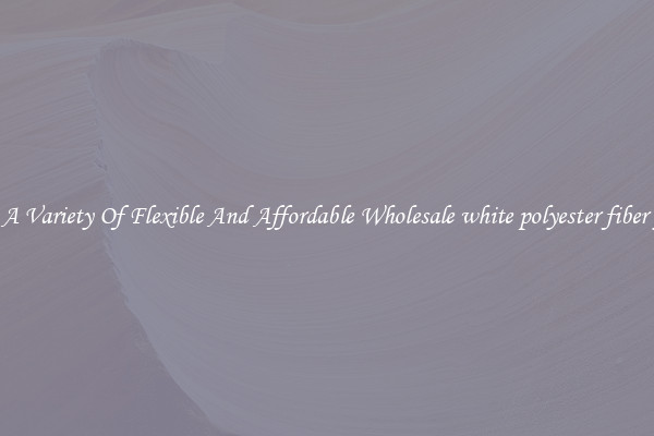 Shop A Variety Of Flexible And Affordable Wholesale white polyester fiber yarns
